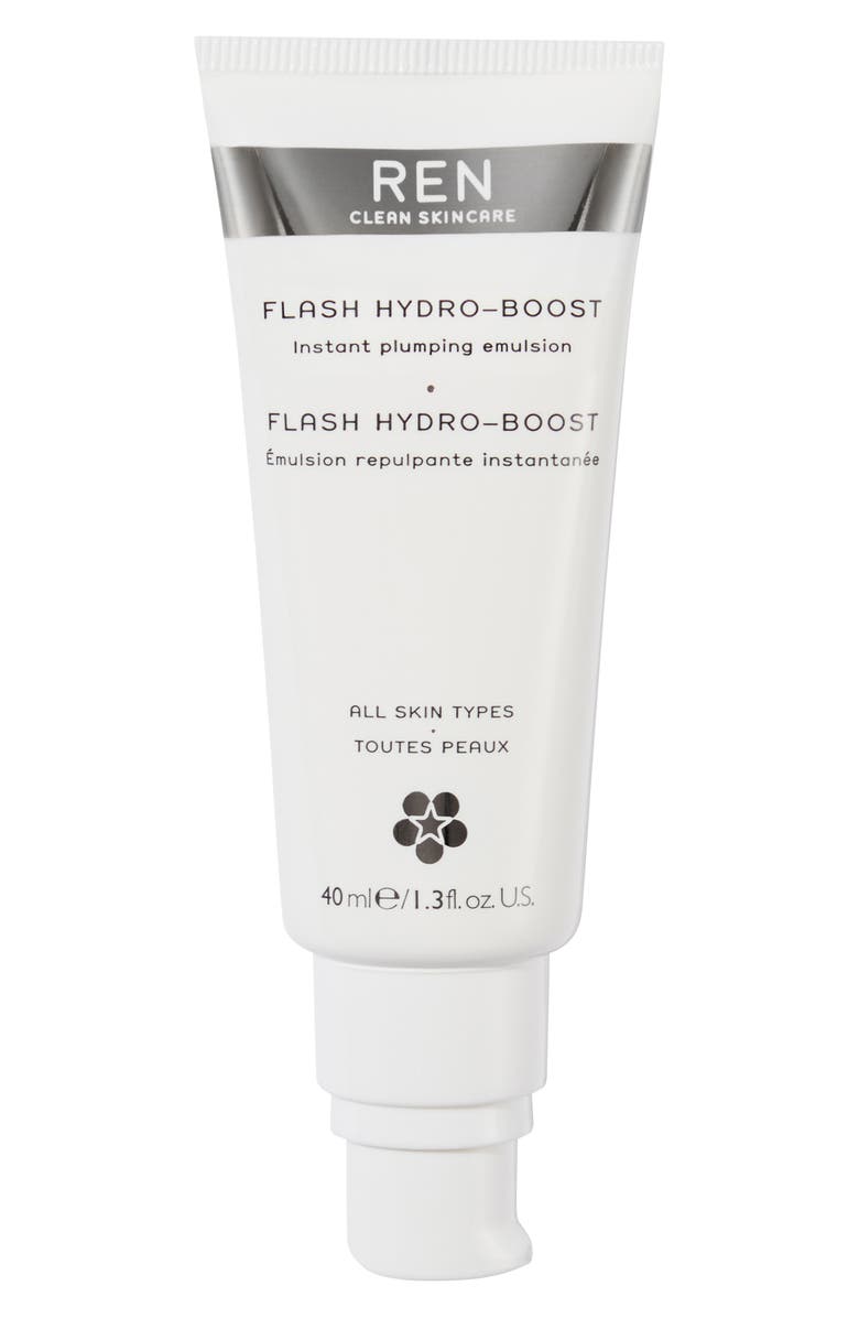 REN Clean Skincare Flash Hydro-Boost Instant Plumping Emulsion, Main, color,