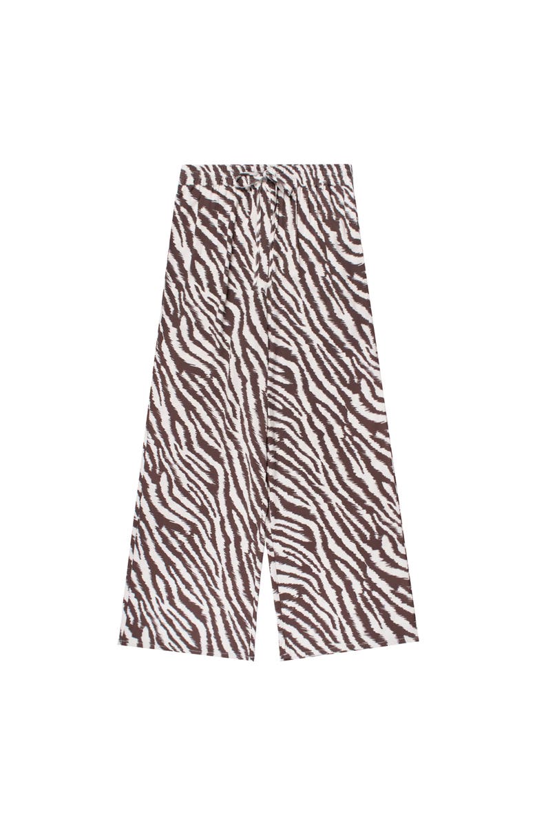 Ro&Zo Loose Fit Trousers, Alternate, color, Brown