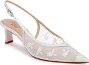 Jewel Badgley Mischka Zahra II Slingback Pointed Toe Pump