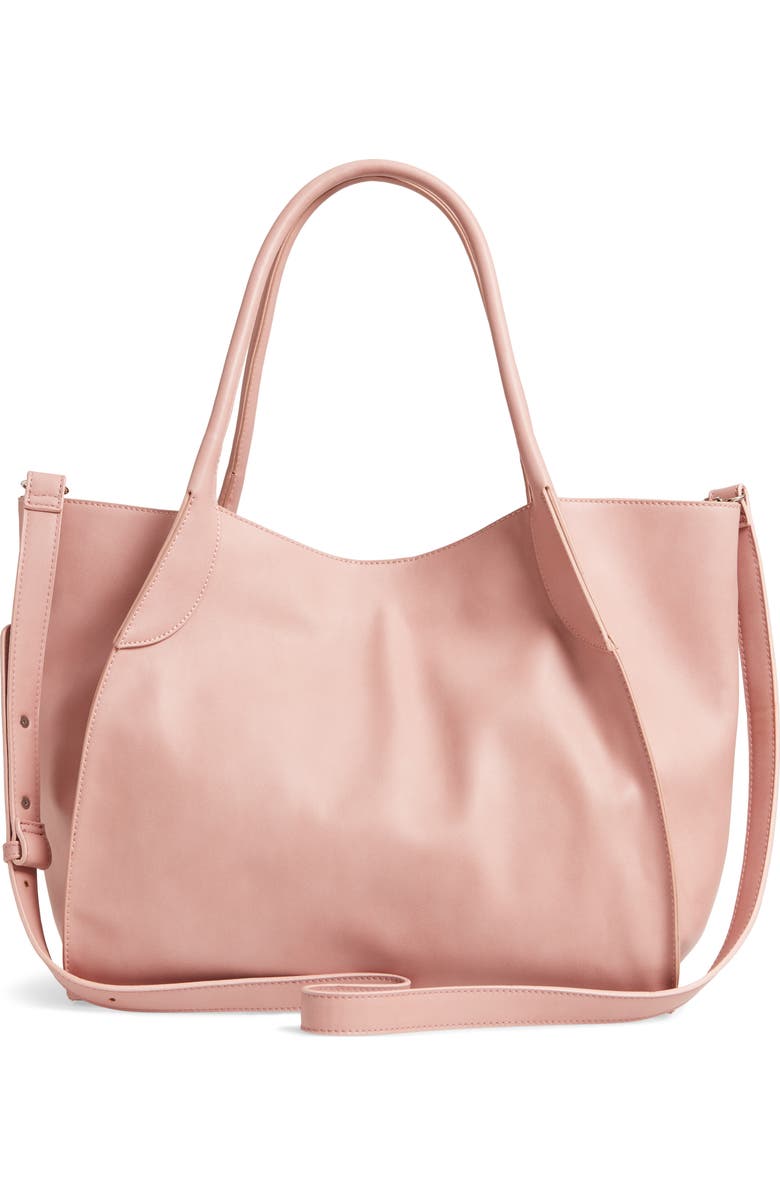 Malibu Skye Large Faux Leather Carryall Tote, Alternate, color,