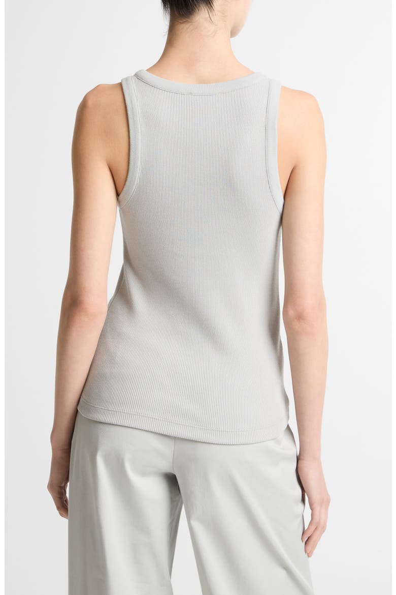 Scoop Neck Rib Tank, Alternate, color, PALE TIDE