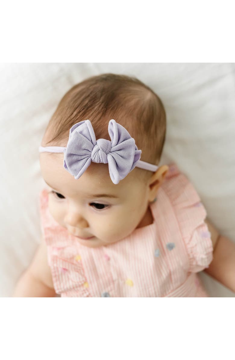 Baby Bling 3-Pack Baby Fab Skinny Bow Headbands, Alternate, color, Coral Gumball Orchid