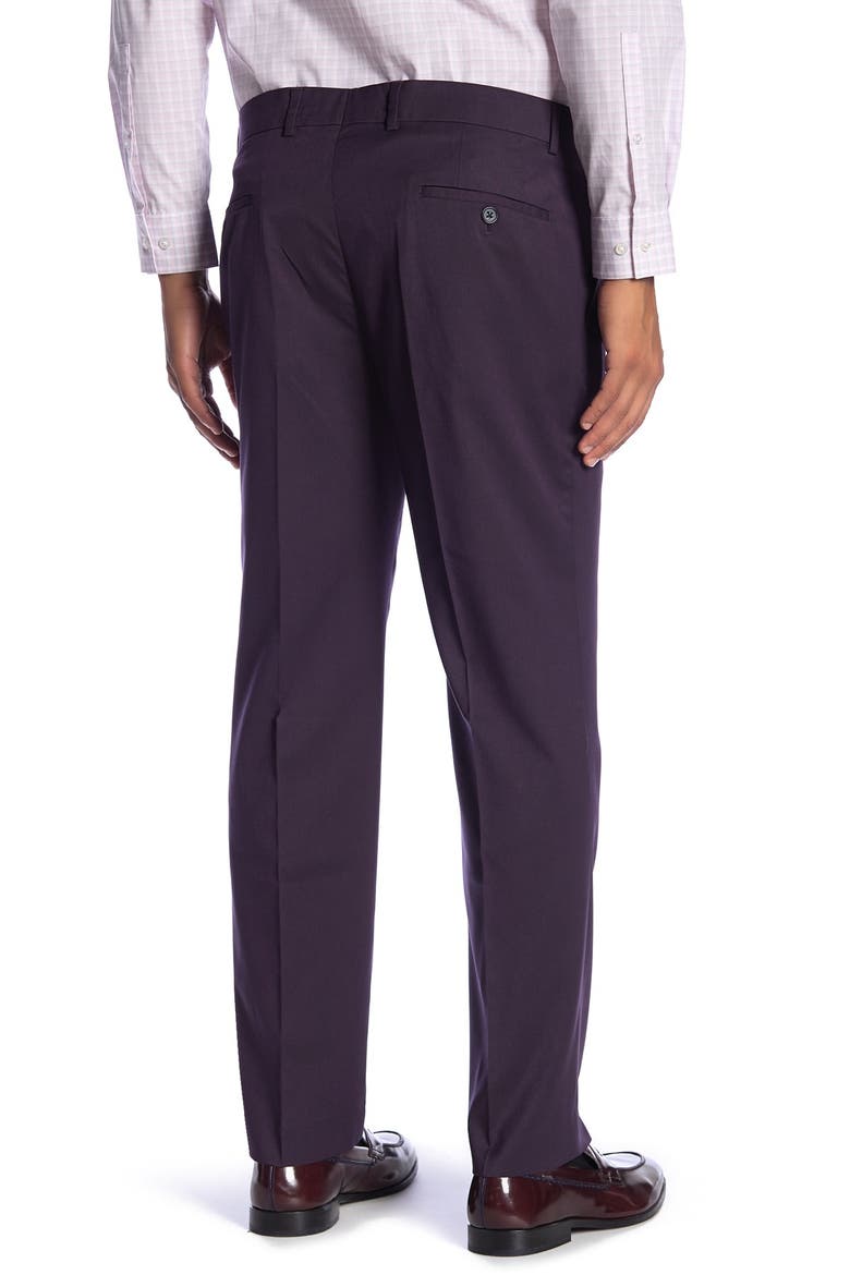 New Heathrow Purple Modern Fit Gab Suit Separate Pants - 30-34" Inseam, Alternate, color, PURPLE