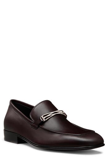 Stuart Weitzman Ambrose Loafer In Burgundy