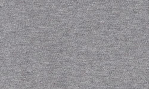 Go Couture Turtleneck Sweater Minidress In Heather Grey - Contrast Rib