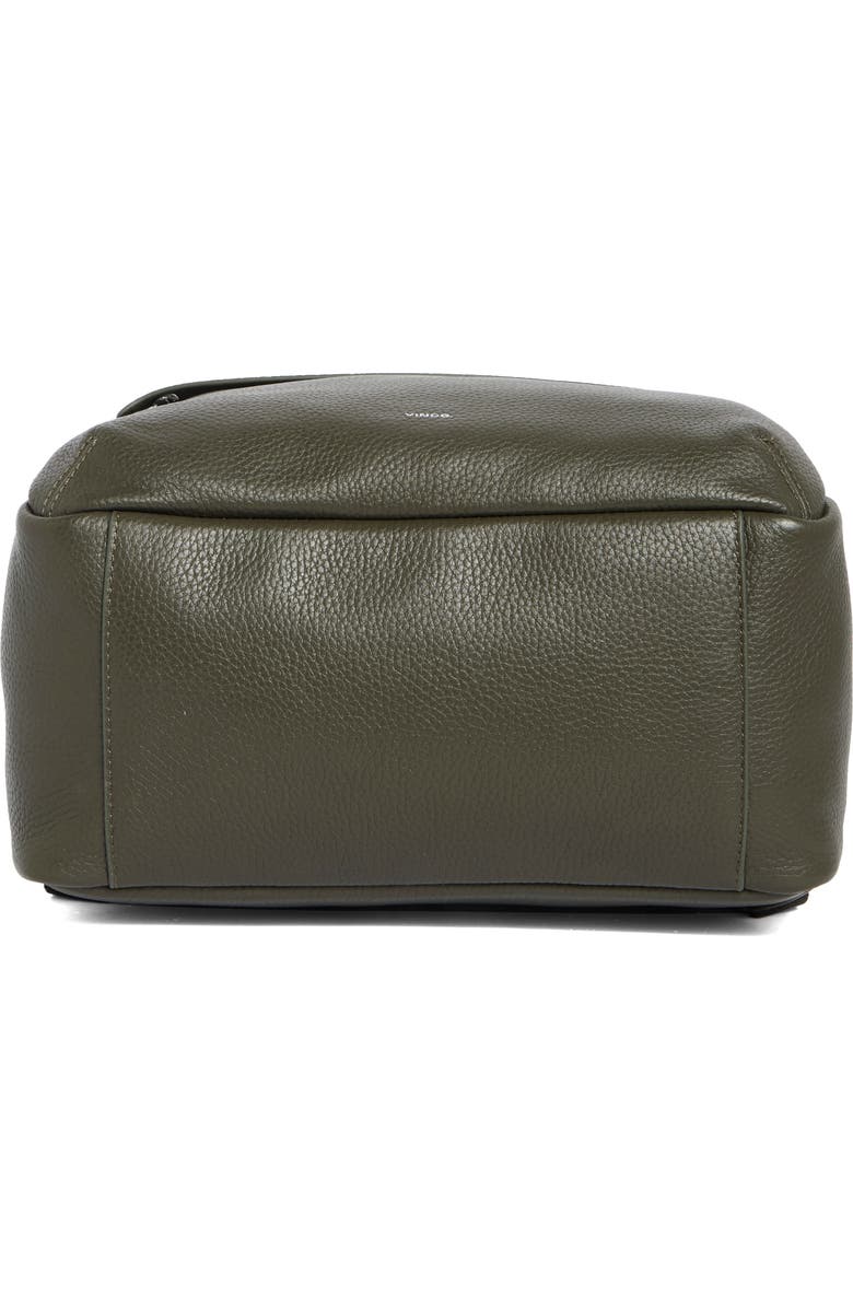 Vince Valmor Leather Backpack, Alternate, color, Driver Green
