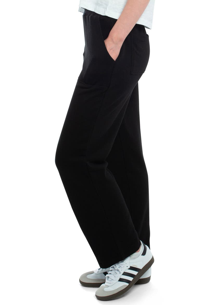 Relaxed Pant with Elastic Waist, Alternate, color, Black