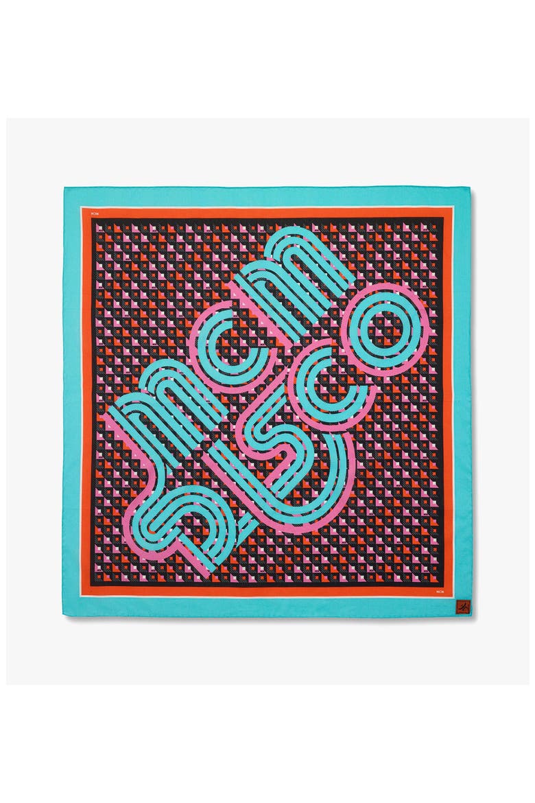 Disco Monogram Scarf, Main, color, Aw26 Sangria Sunset