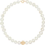Tory Burch Kira Cultured Pearl Beaded Necklace