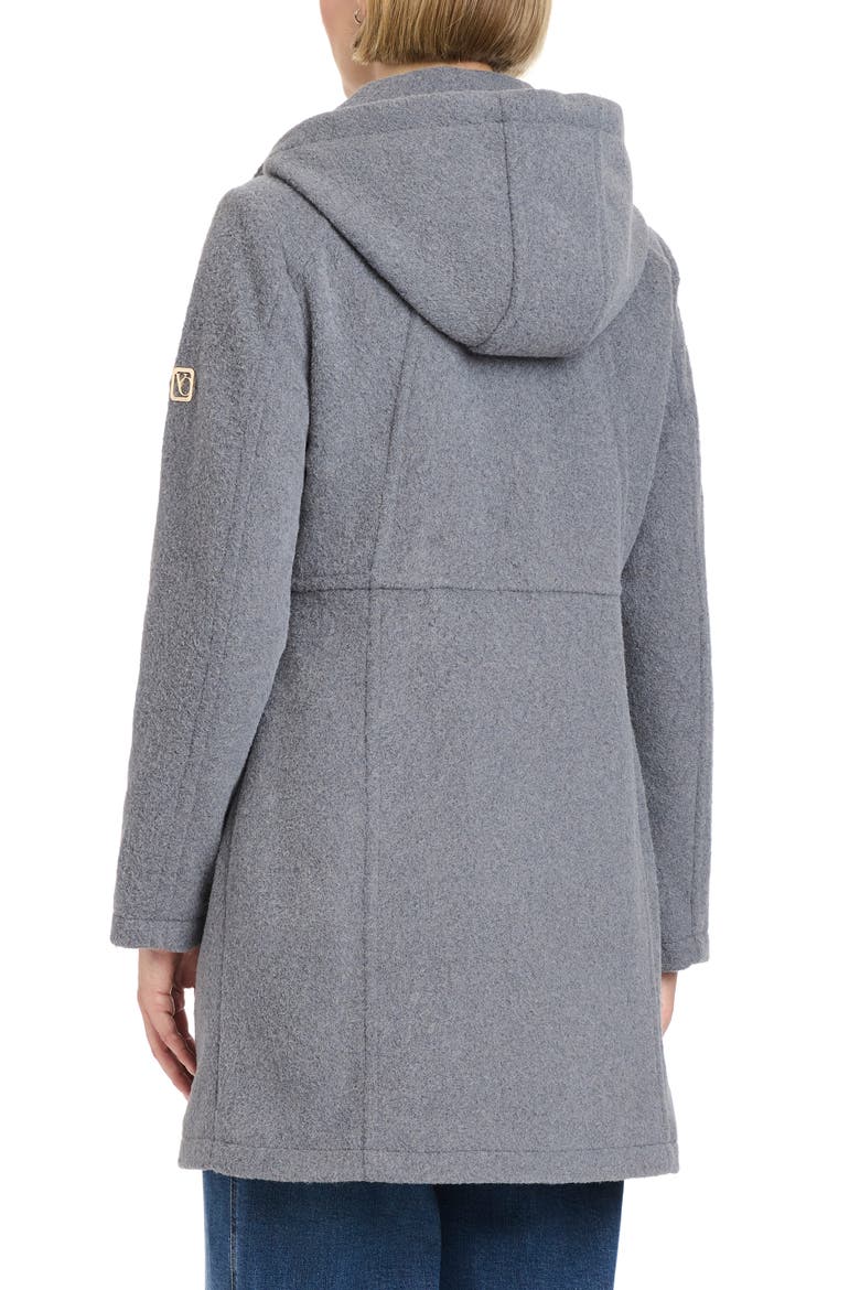 Walking Coat with Removable Hood, Alternate, color, HEATHER GRAY