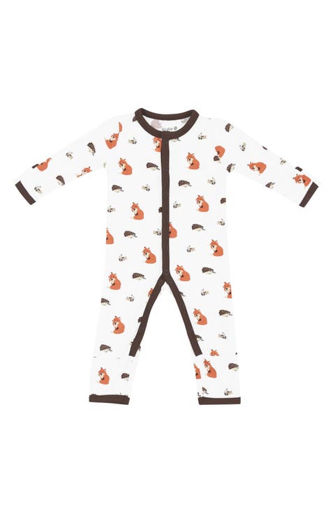 Sienna Woodland Long Sleeve Snap Romper (Baby)