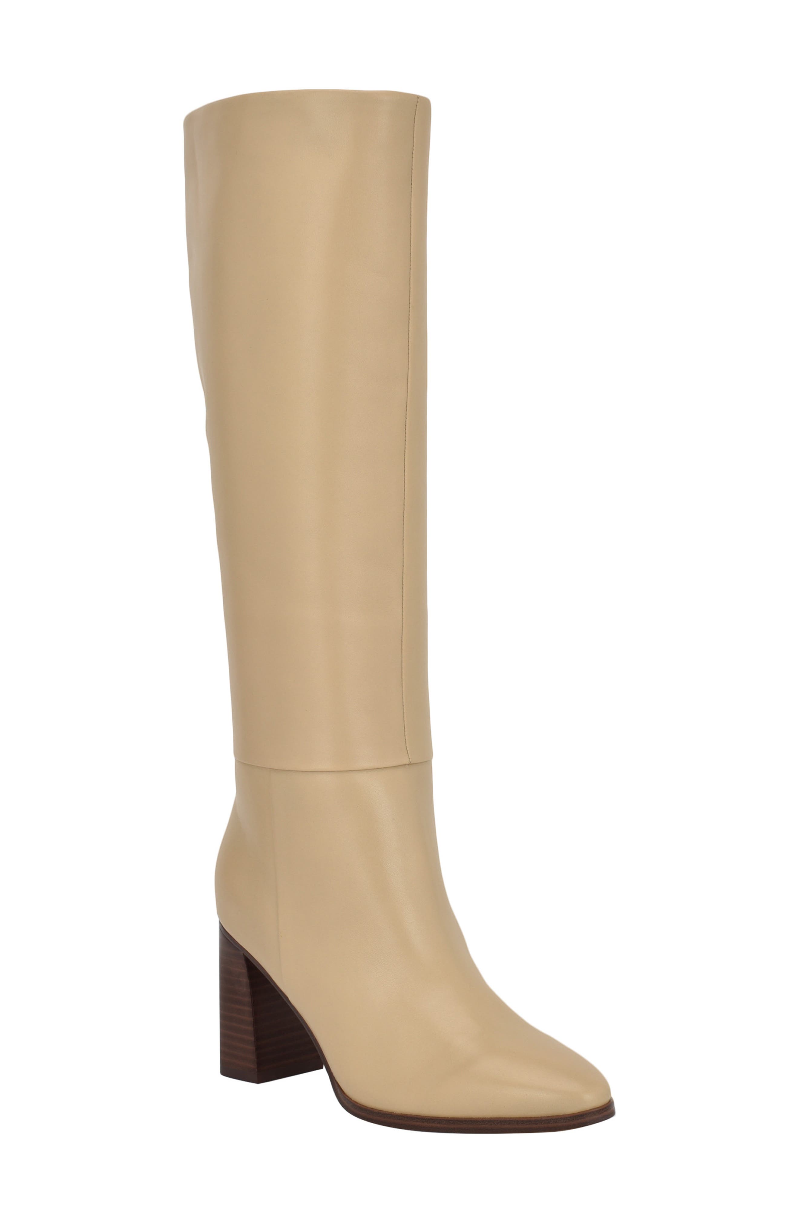 Dawna Knee High Boot, Main, color, LIGHT NATURAL