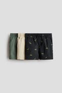 H&M 3-pack Cotton Shorts