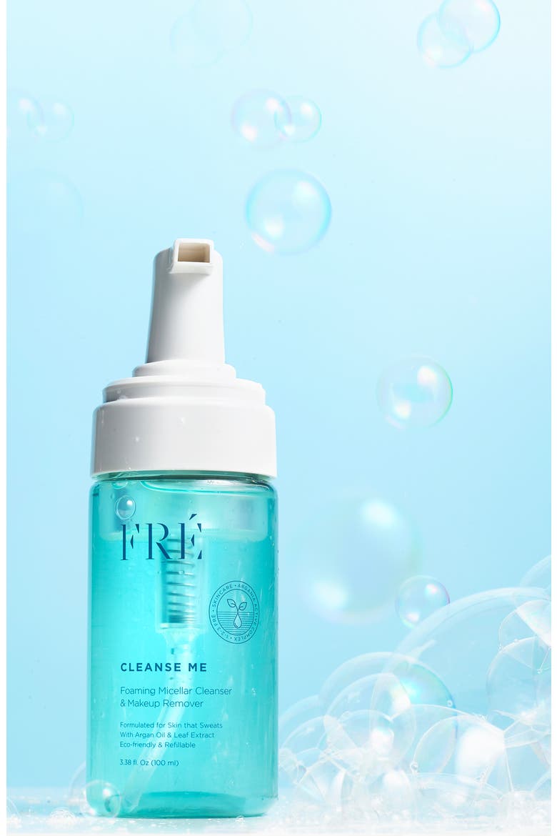 CLEANSE ME Foaming Micellar Water, Alternate, color, Aqua Blue