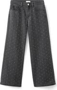 MANGO TEEN Rhinestone Detail Jeans
