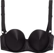 Dolce&Gabbana Underwire Stretch Silk Satin Balconette Bra