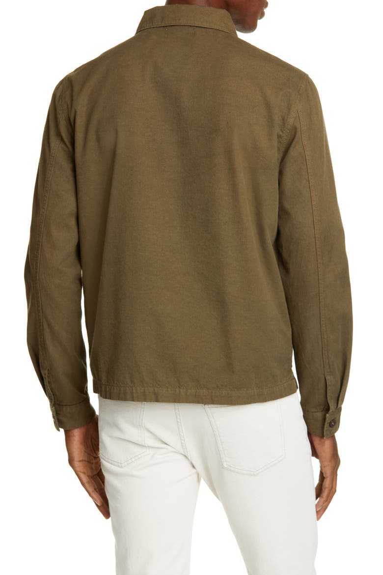 Button-Up Army Shirt, Alternate, color, DEEP KHAKI