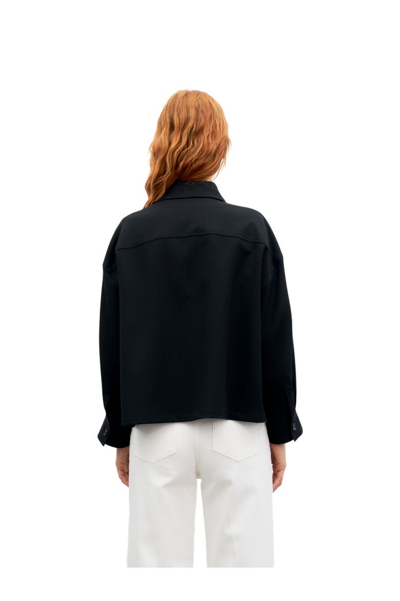 Junia Oversized Jacket, Alternate, color, Black