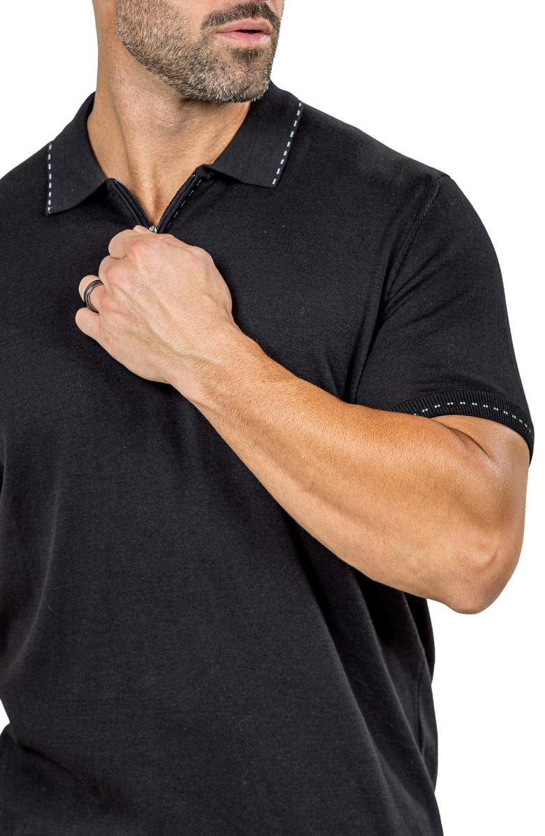 Maceoo Marthy Black Polo, Alternate, color,