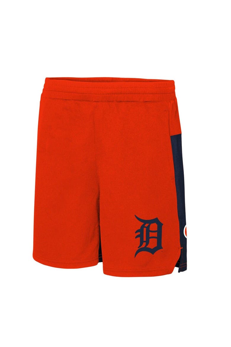 Youth Orange Detroit Tigers 7th Inning Stretch Shorts, Alternate, color, Orange