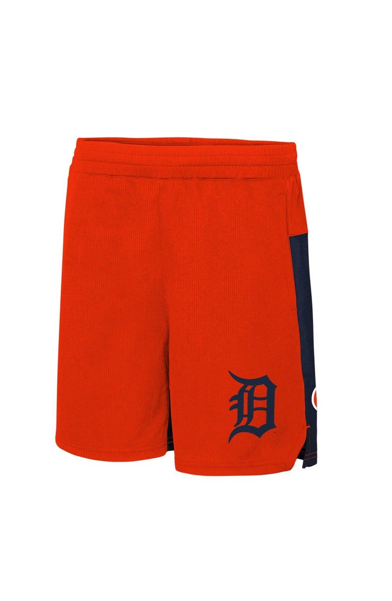Outerstuff Youth Orange Detroit Tigers 7th Inning Stretch Shorts, Alternate, color, Orange