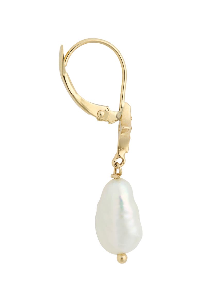 Jac + Jo Aurora Freshwater Pearl Drop Earrings, Alternate, color, WHITE