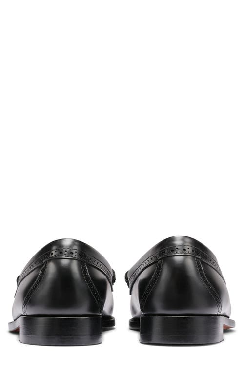 G.h.bass Larkin Tassel Brogue Weejun Loafer In Black