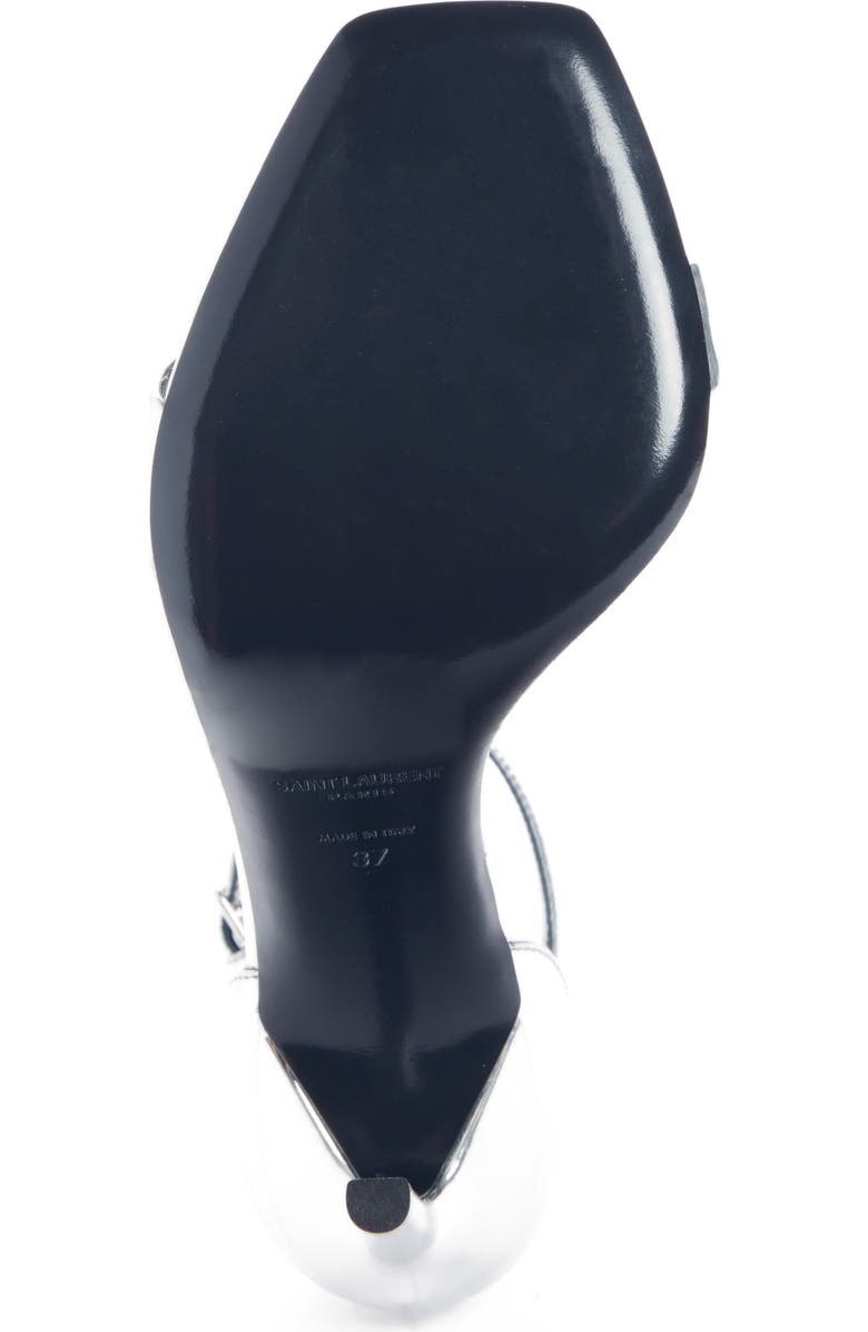 Saint Laurent Amber Metallic Sandal, Alternate, color,