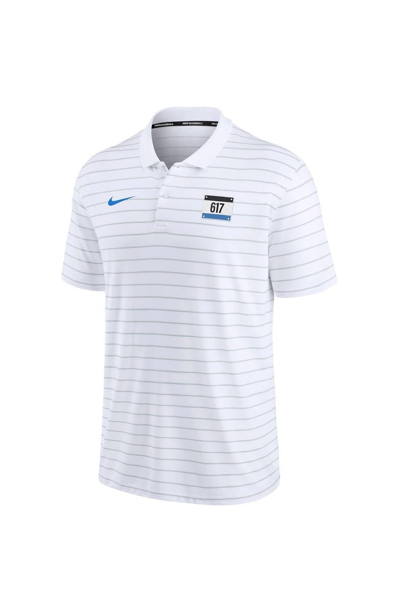 Nike Men's Nike White Boston Red Sox Authentic Collection 2021/22 City Connect Franchise Performance Polo, Alternate, color, 