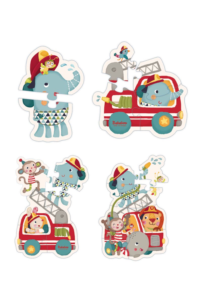 Bababoo and friends<sup>®</sup> Lolo Elephant Fire Fight Figure Puzzle, Main, color, Red