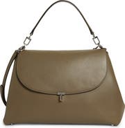 TOTEME T-Lock Leather Shoulder Bag