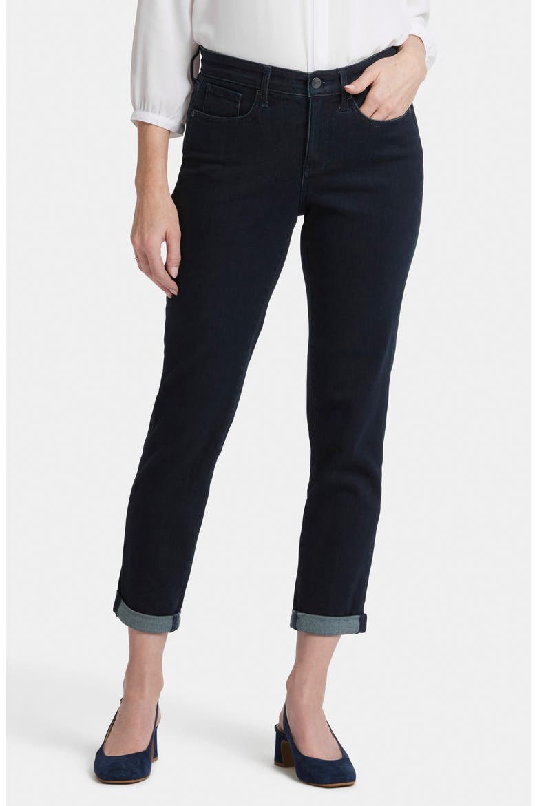 Margot Ankle Straight Leg Girlfriend Jeans, Main, color, MIDNIGHT FALLS