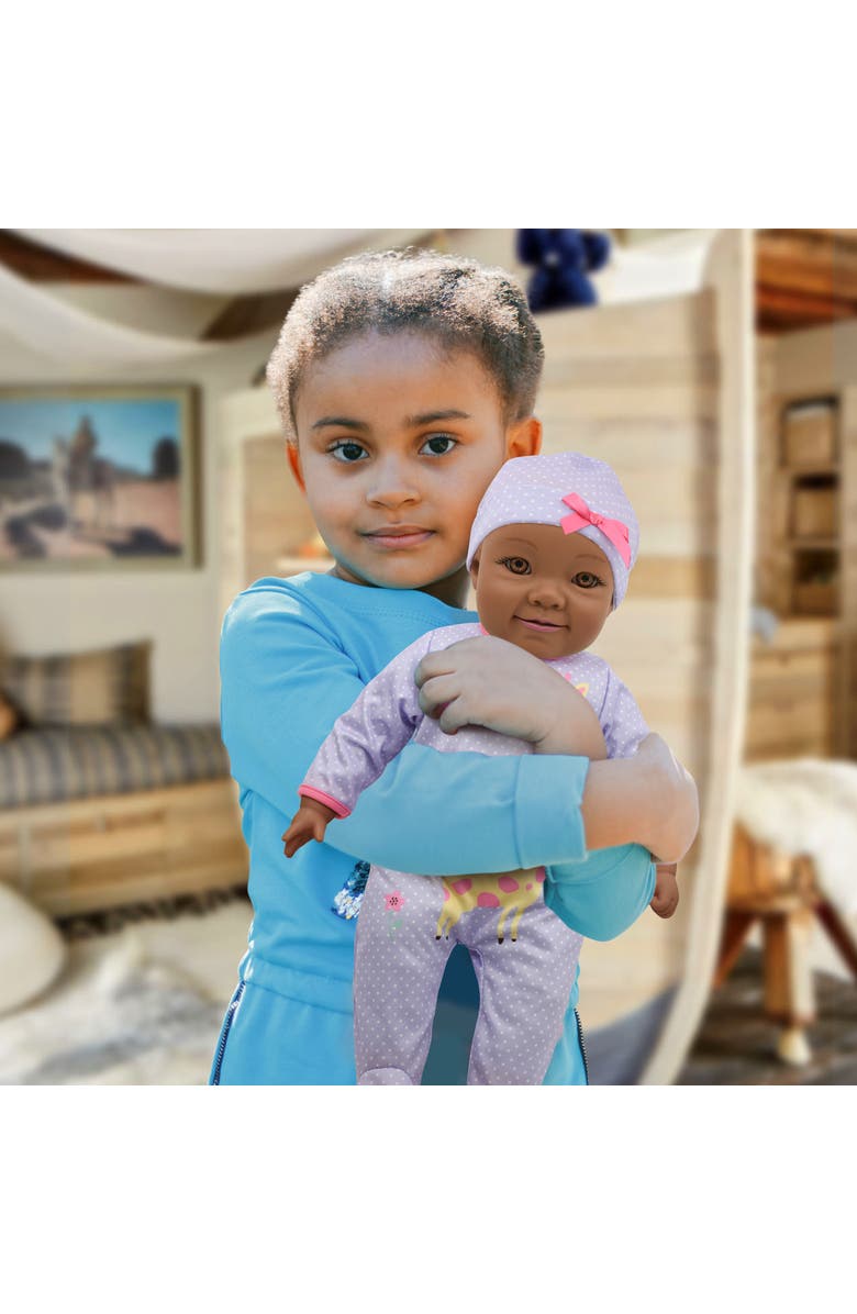 Little Darlings 19" Cuddle Baby Aa Purple Giraffe, Alternate, color, Multicolored