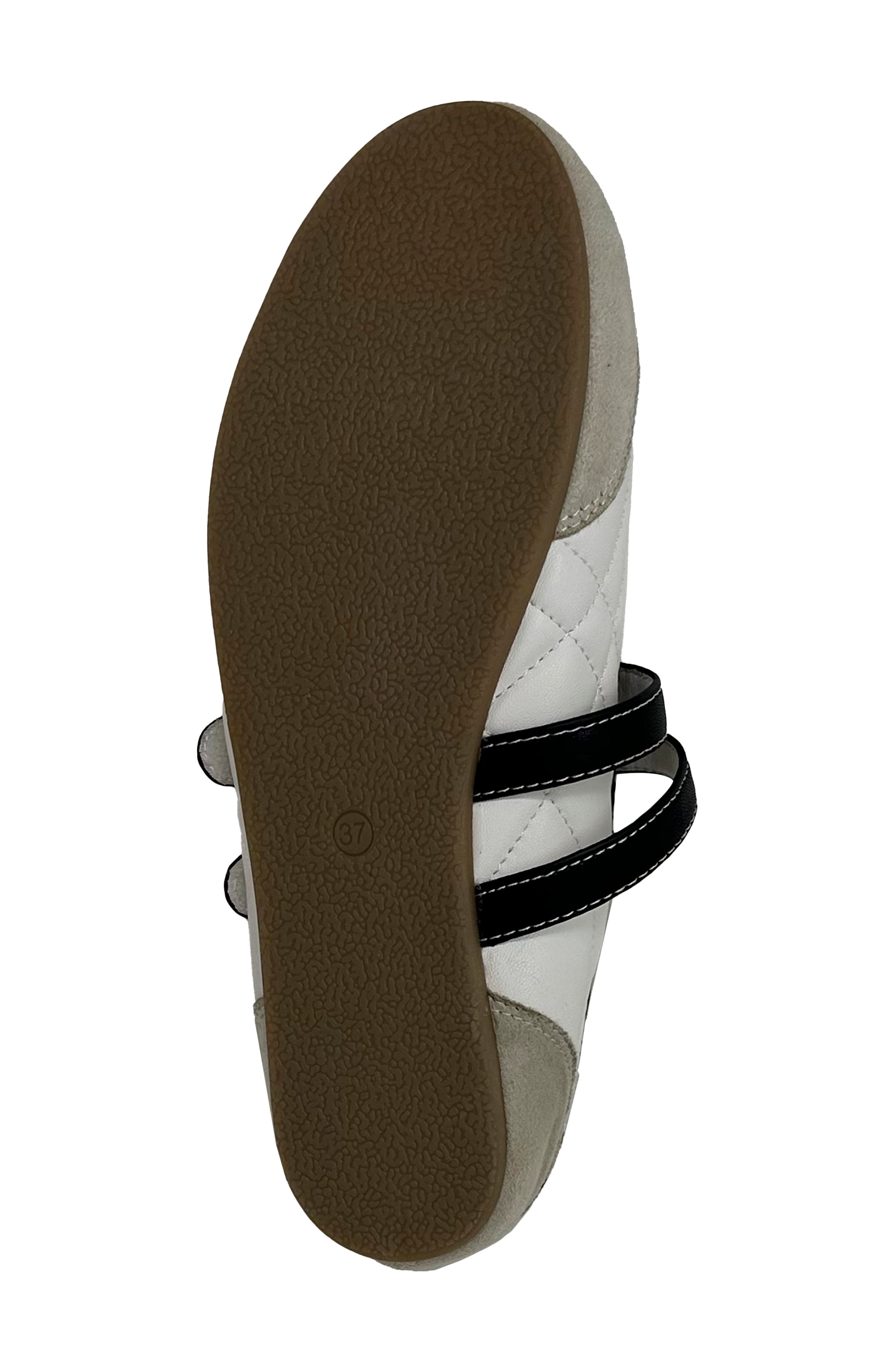 SHUSHOP Salome Flat, Alternate, color, Bone