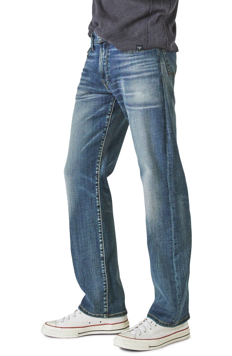 Lucky Brand 363 Straight CoolMax<sup>®</sup> Jeans, Alternate, color, Harrison