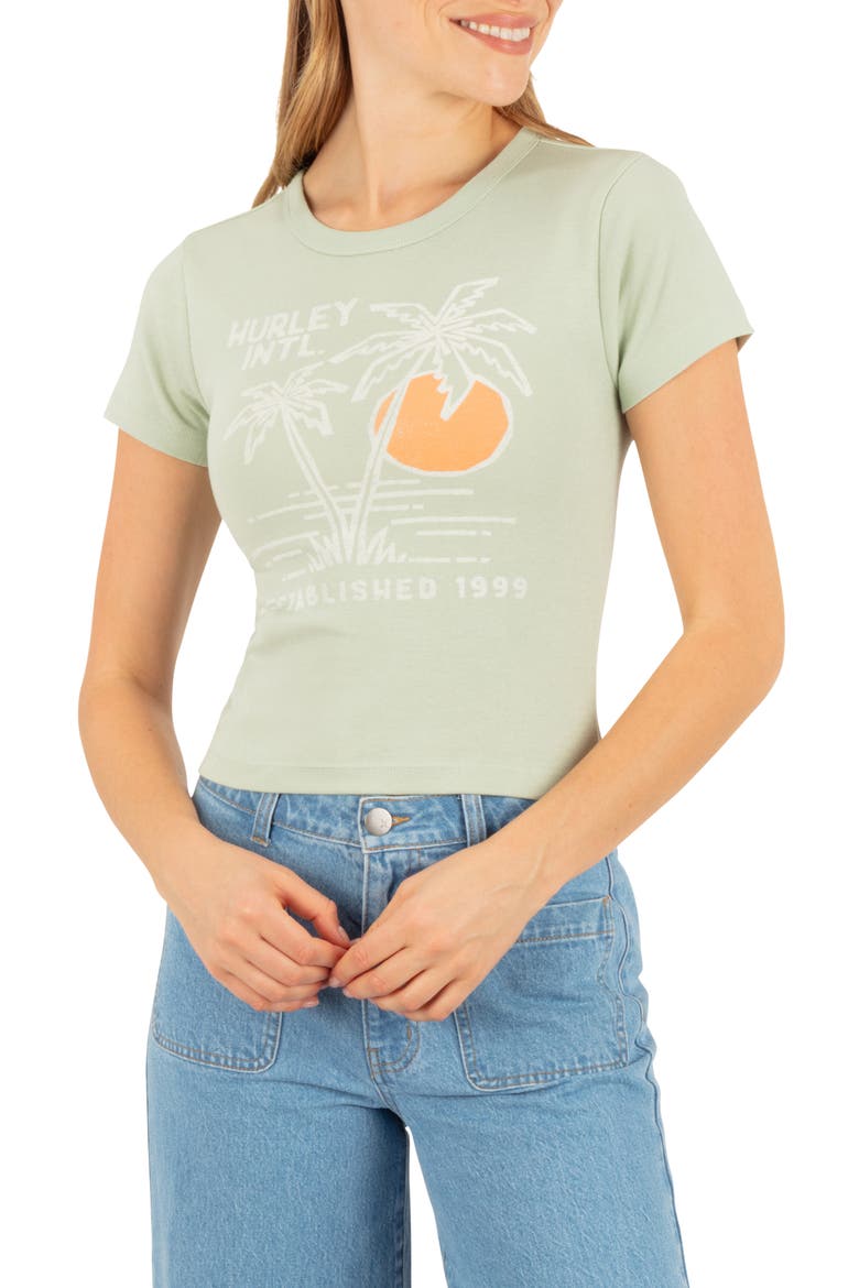 Summer Shoreline Graphic T-Shirt, Main, color, SEAFOAM