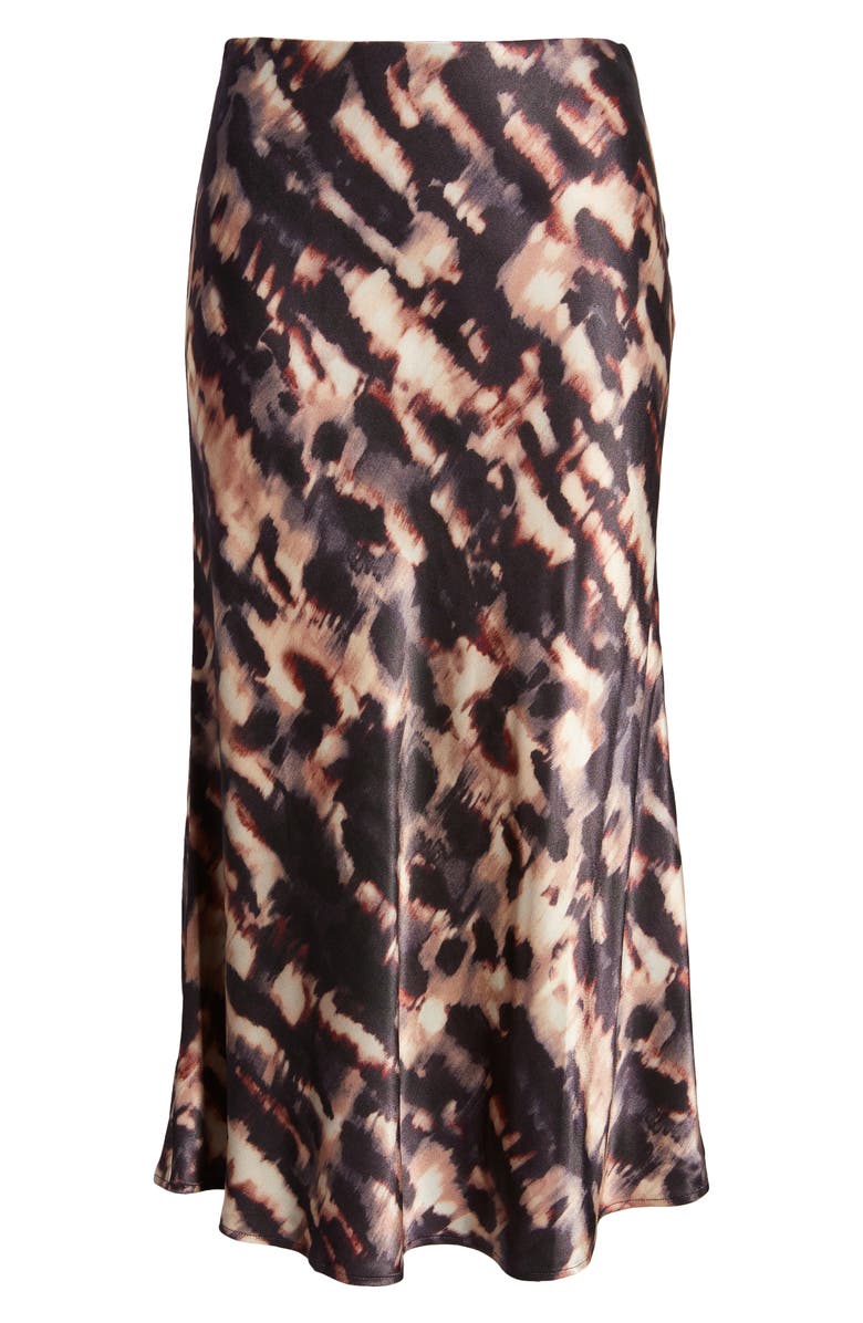 Rails Anya Abstract Print Satin Midi Skirt, Alternate, color,