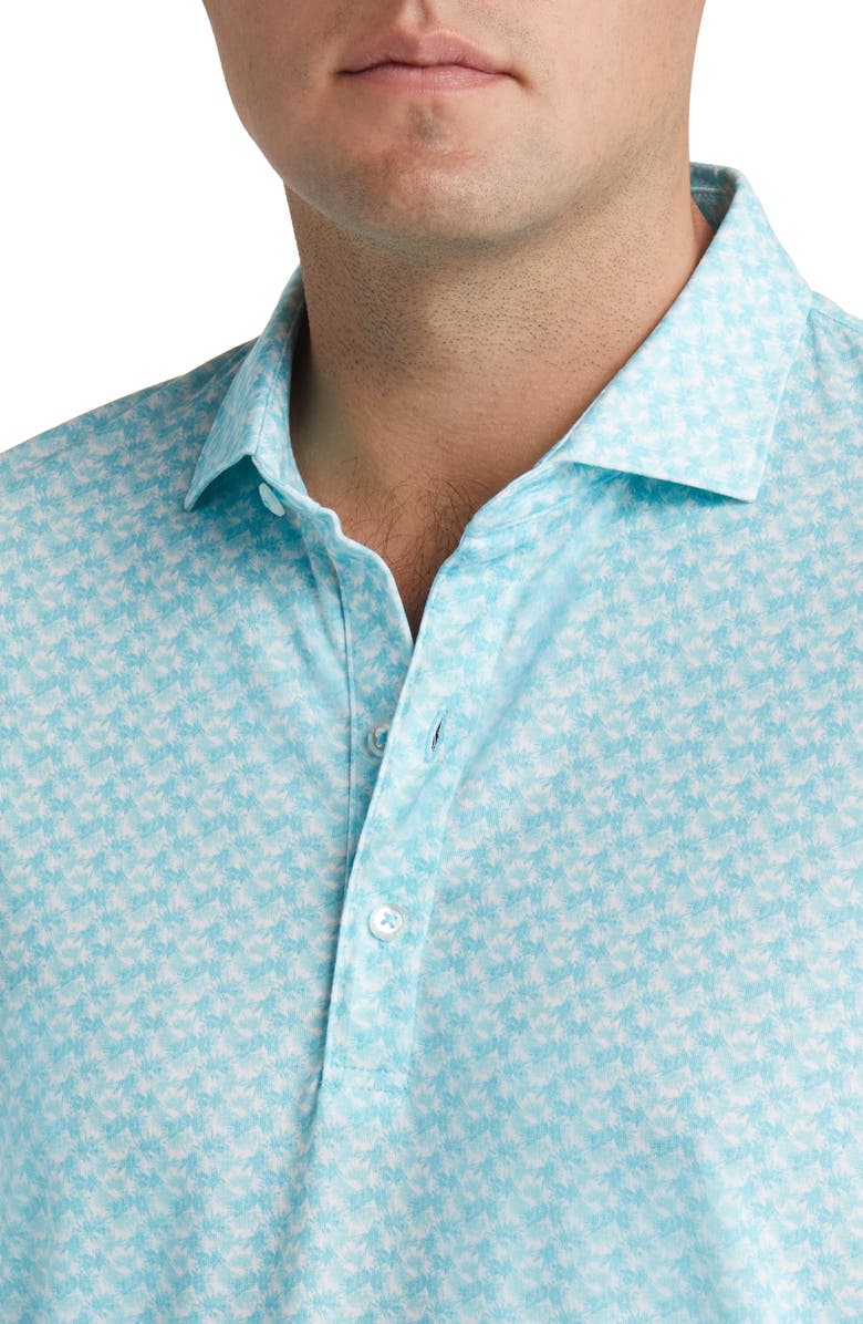 johnnie-O Tamar PREP-FORMANCE Leaf Print Golf Polo, Alternate, color, 