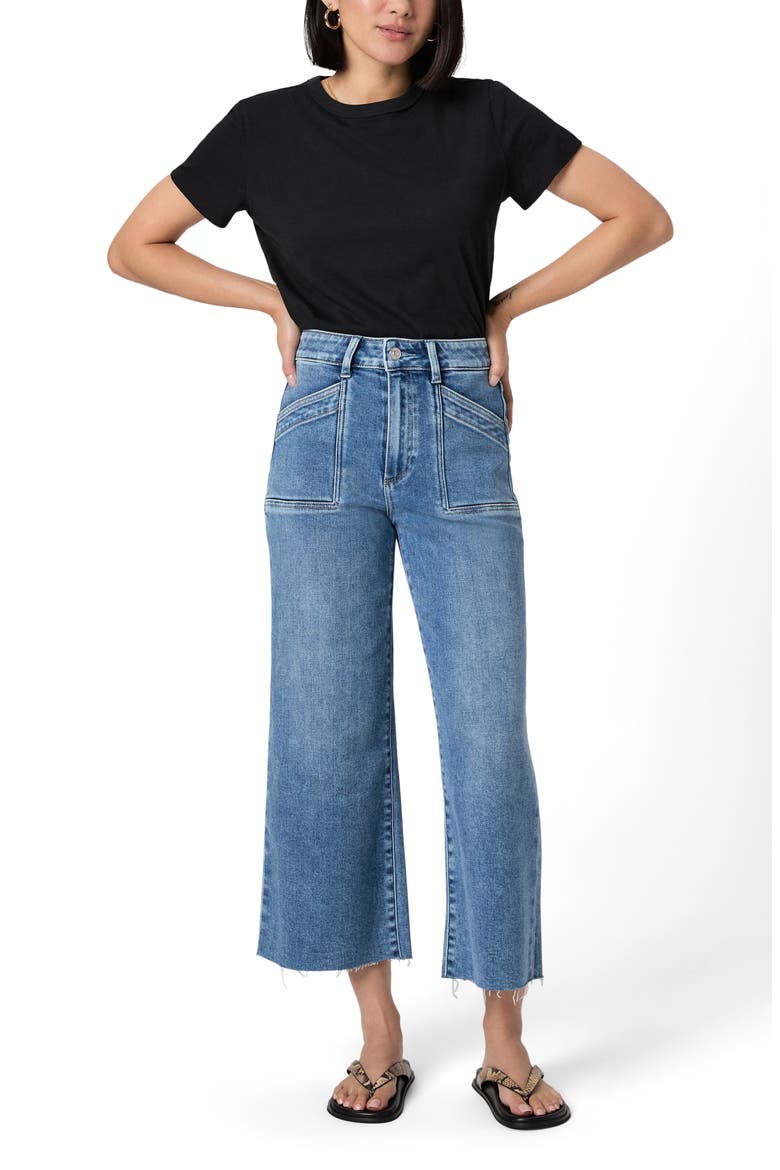 Anessa Crop Wide Leg Jeans, Alternate, color, VERITAS