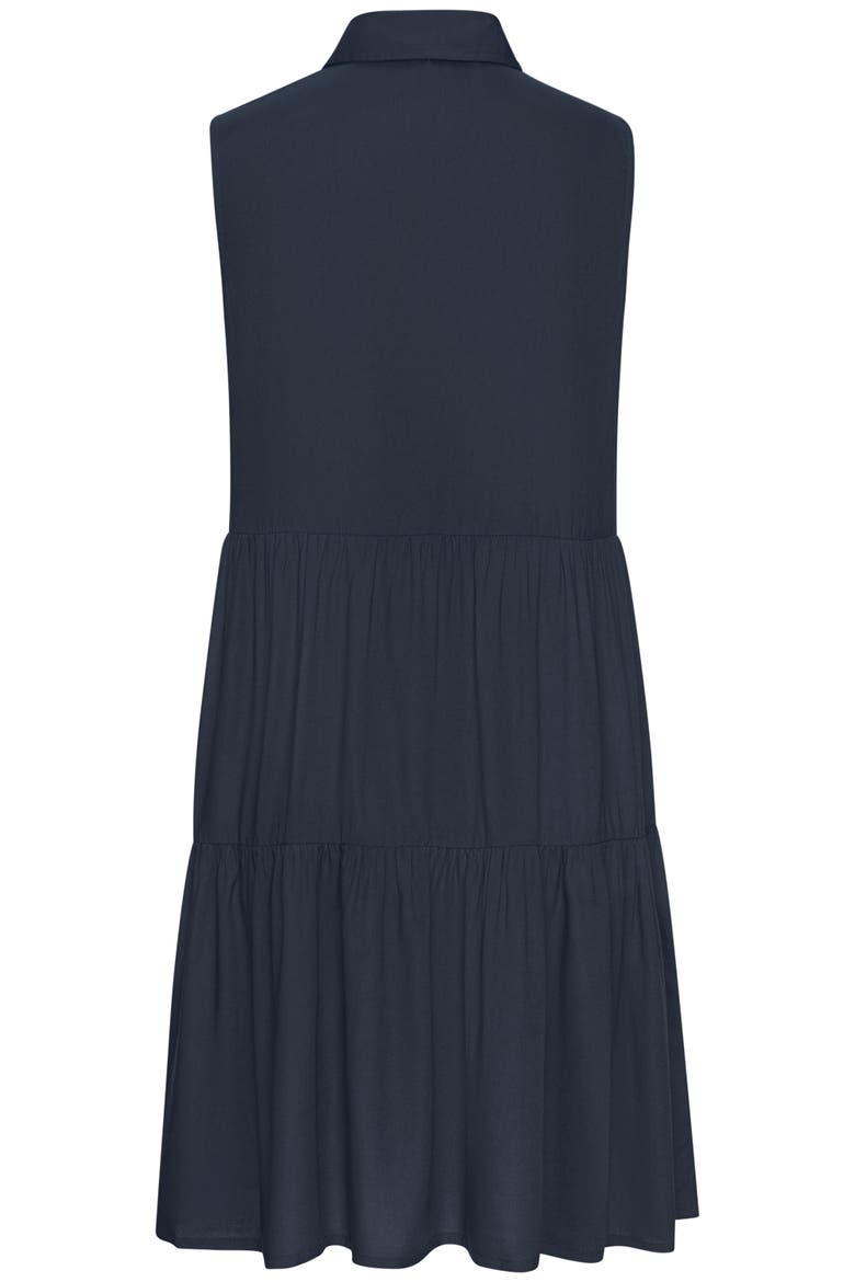 Tiered Shirt Dress, Alternate, color, Navy