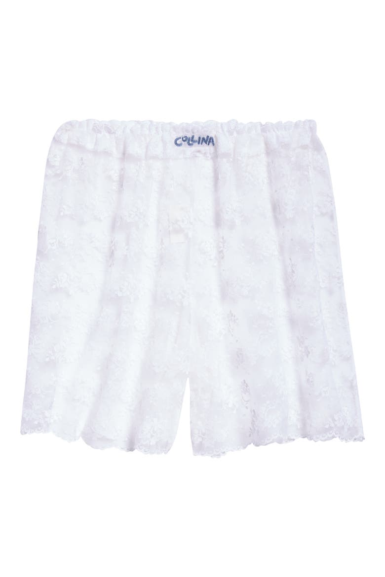 Floral Lace Boxers, Alternate, color, WHITE