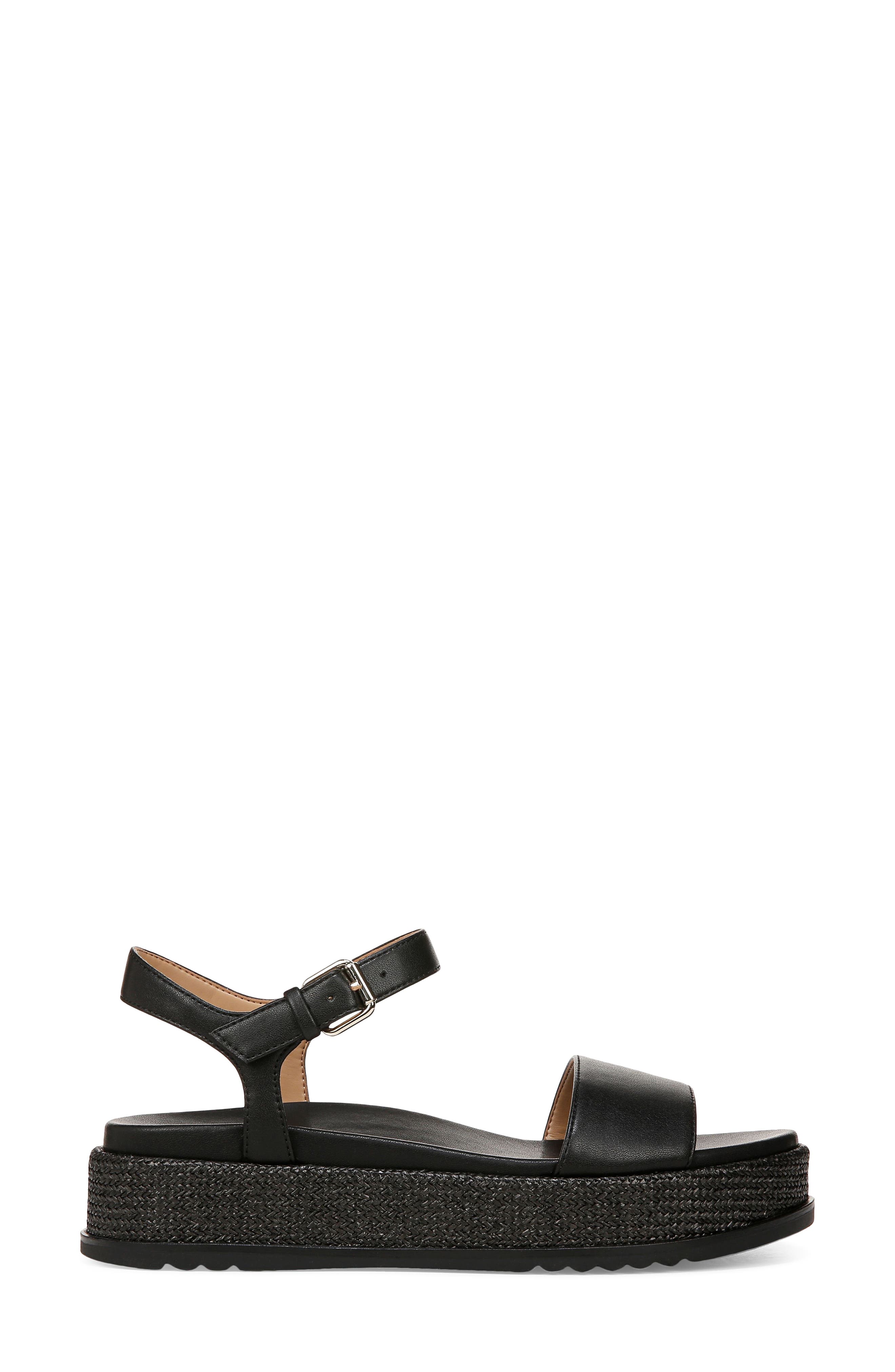 Naturalizer Zane Ankle Strap Platform Sandal, Alternate, color, 