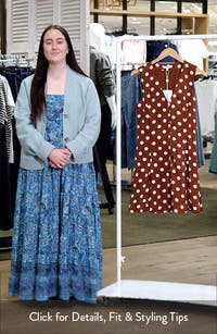 Darcy Dot Sleeveless Fit & Flare Minidress