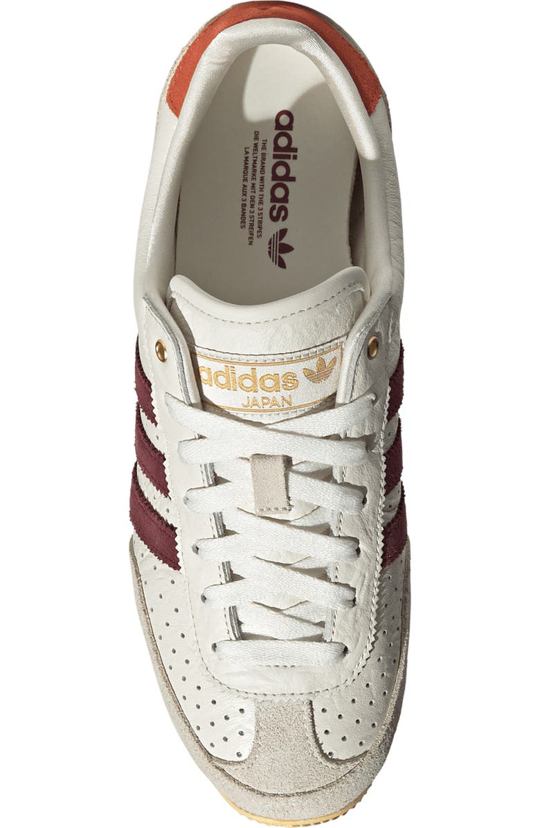 adidas Japan Low Top Sneaker, Alternate, color, Off White/ Shadow Red/ Orange