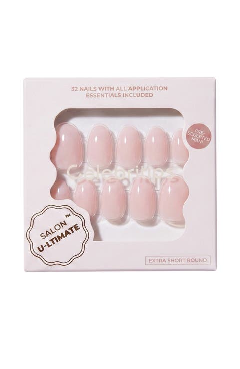 Salon U-ltimate Extra Short Almond Press-On Nails