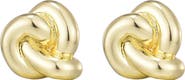 Adornia Chubby Knot Stud Earrings