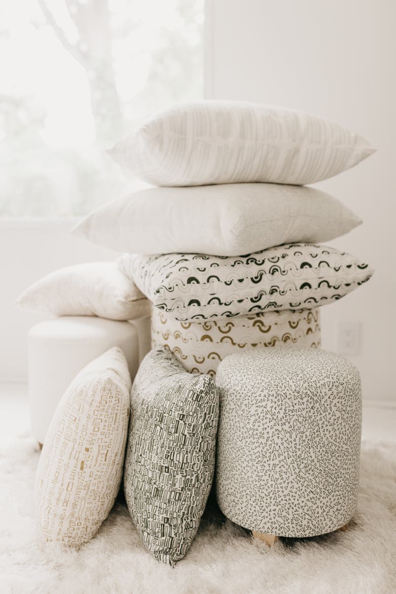Leucadia in Eleuthera 24" x 24" Pillow, Alternate, color, Beige