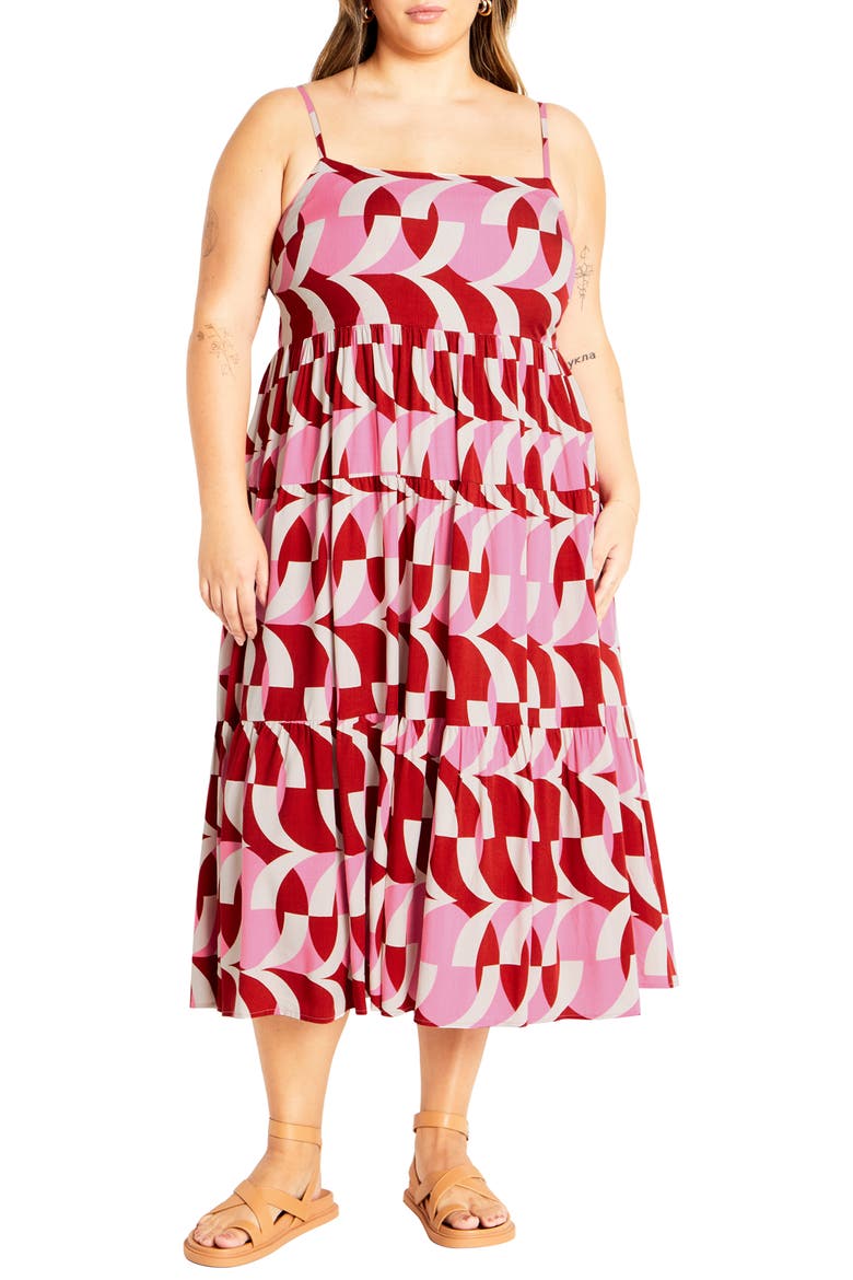 Mystic Print A-Line Dress, Main, color, PRINT