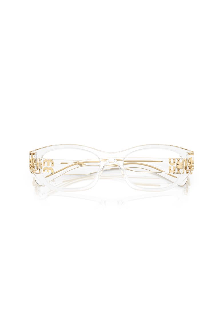 53mm Irregular optical glasses, Alternate, color, Transparent