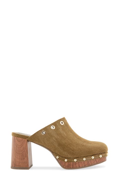 Kalley Grommet Platform Mule